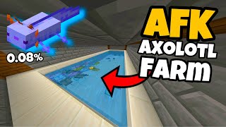 Minecraft How To Make A AFK Axolotl Farm Bedrock And Java 1.17