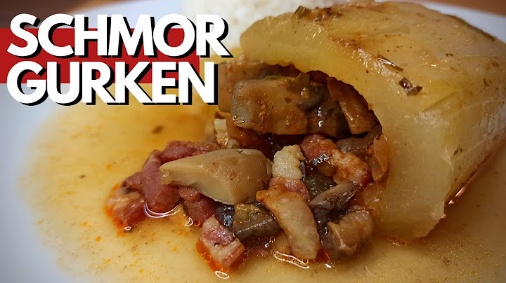 Verpasse nicht diese gefüllten Schmorgurken!