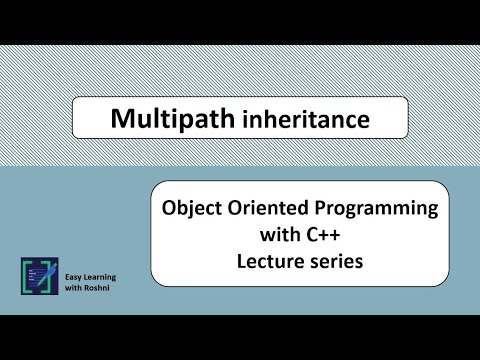 Multipath Inheritance : Types of inheritance in C++ - YouTube