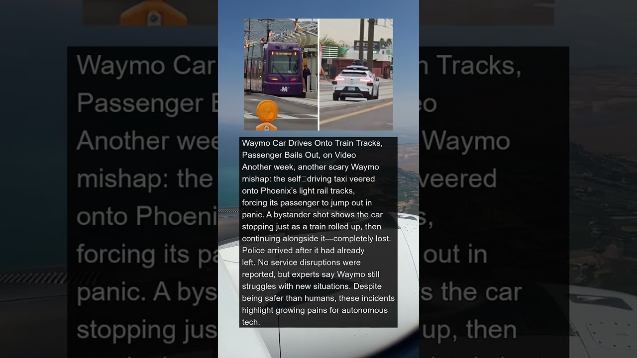 Waymo vs. Train Great Track Record!!!🚉🙄 | 