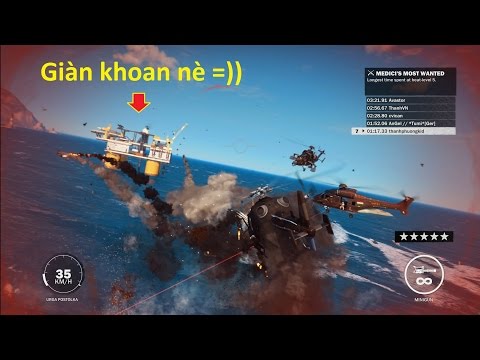 Just Cause 3 - Tập 3 - Náo loạn thế giới, tấn công giàn khoan của bọn Trung QQ =))