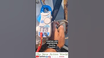Pumping Less Compressor  Ko Kaise Check karen |How To Check Pumping Less Compressor #hvac #hvactech