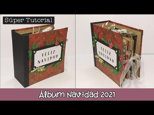 Álbum Scrap Navidad 2021 🎅🎄🎁 Ideas Scrapbook Navideño 