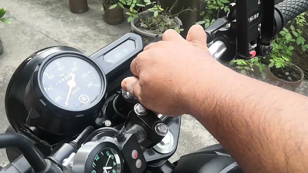 Yamaha YTX 125 - 16/45 sprocket combo in action