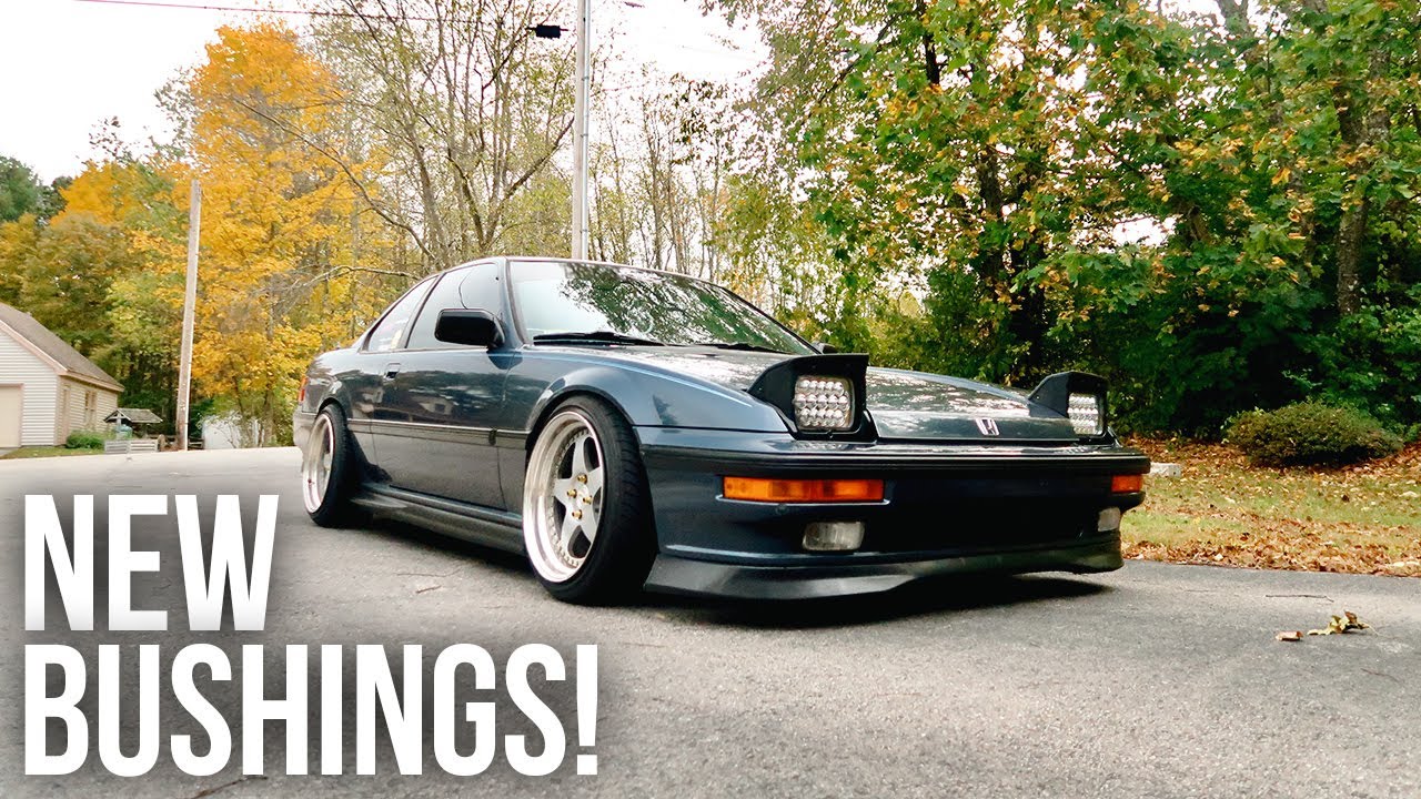 UPGRADING 3RD GEN HONDA PRELUDE UPPER CONTROL ARM BUSHINGS! - YouTube