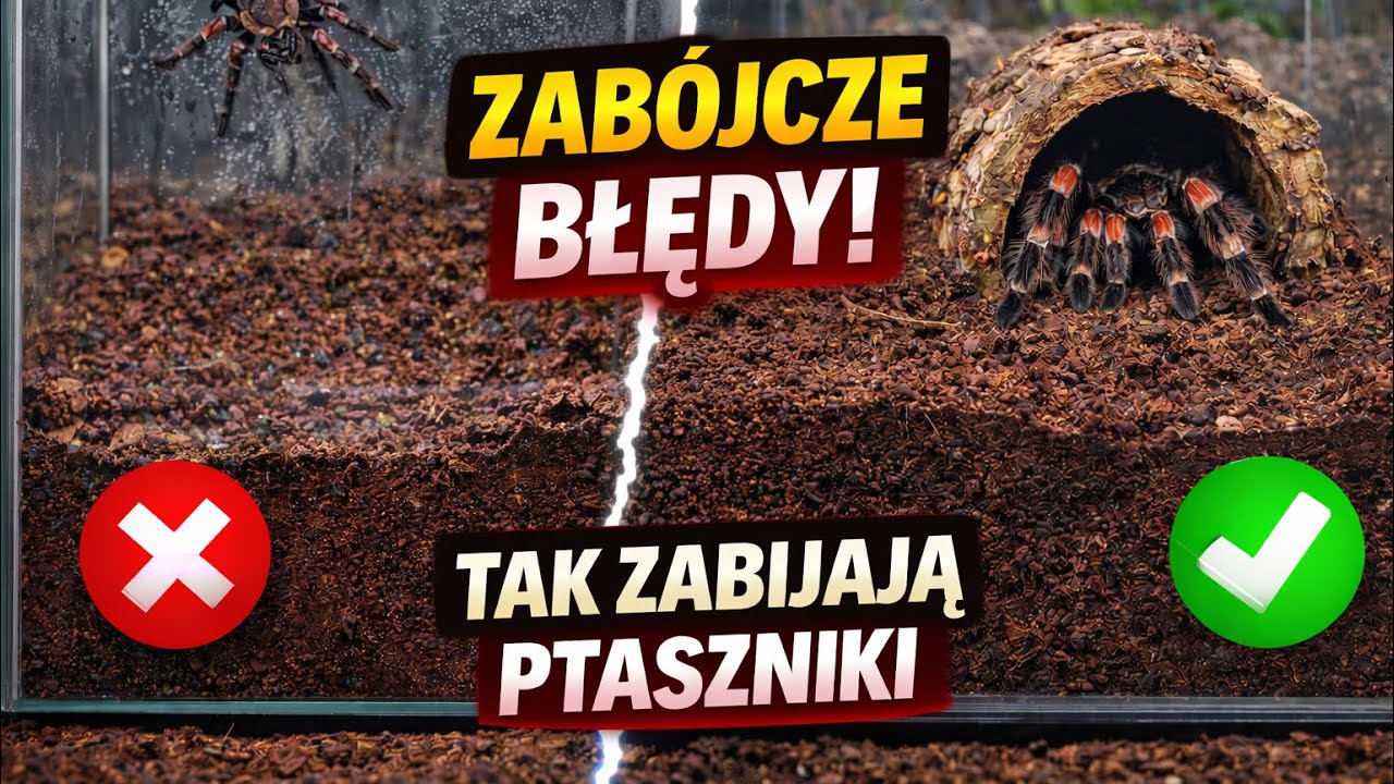 Najczęstsze błędy przy terrarium, które zabijają ptaszniki