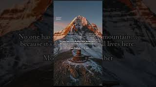 Some peaks belong to gods, not men. #mahadev #kailash #shorts