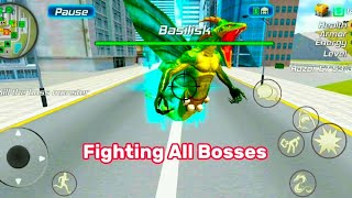 Rope Frog Ninja Hero Car Vegas - Fighting All Bosses screenshot 3