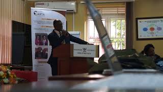 Professor Nawangwe Opening the CARTA 2018 JASes at RAN School of Public Health Makerere University