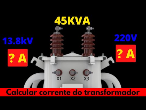 Vídeo: Como você encontra a corrente primária e secundária de um transformador?