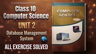 Database Management System | Class 10 Computer | All Exercise Solved | CDC |