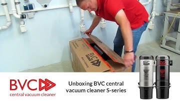 Unboxing BVC central vacuum cleaner S-series