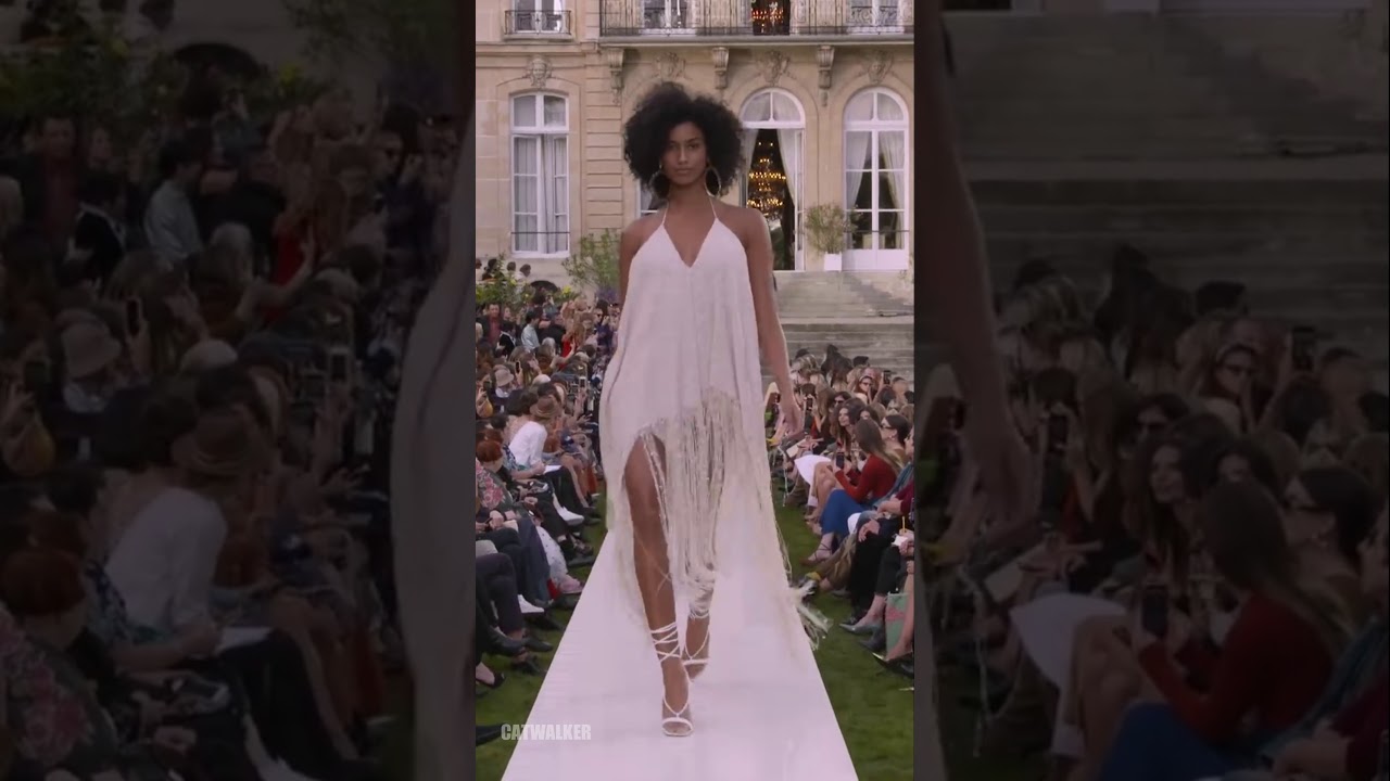 Imaan Hammam walks for Jacquemus
