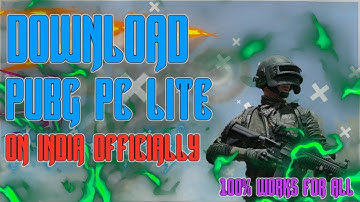 How To Download Pubg Pc Lite Officially For India | Now Play Without Any Vpn | All Error Fixed