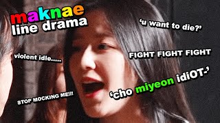 (G)I-DLE mocking, fighting, and making fun of eachother for 8 minutes straight... (compilation)