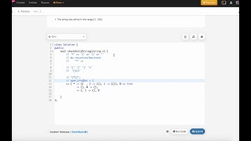 LeetCode Day 16 - Valid Parenthesis String (C++) | Errichto Concept