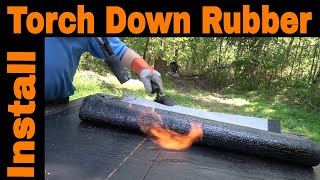 30 years of Tips and Tricks Installing Torch Down Rubber Roof  demonstration