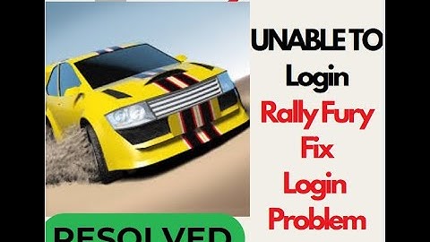 Fix Rally Fury App Login Problem | Unable to Login to Rally Fury App on Android #techsupport #appfix