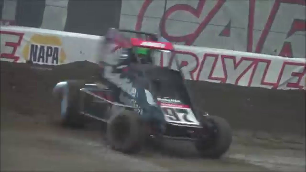 Rico Abreu's celebration after winning 30th Annual Chili Bowl YouTube
