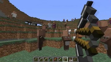 Minecraft Mod Showcase - More Bows Mod - WICKED BOWS!