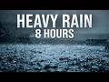 8 Hours Continuous Rain Sound, Calm Sleep Ambience, Perfect for Sleep,Meditation,Relaxation, Study