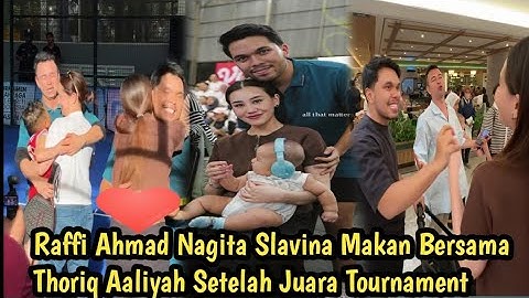 Raffi Ahmad Dan Thoriq Juarai Tournament Olahraga Padel Selebriti  Nagita Dan Aaliyah Langsung Peluk