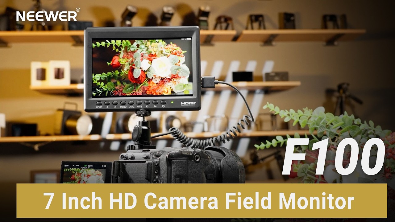 Introducing the NEEWER F100 7 Inch HD Camera Field Monitor - YouTube