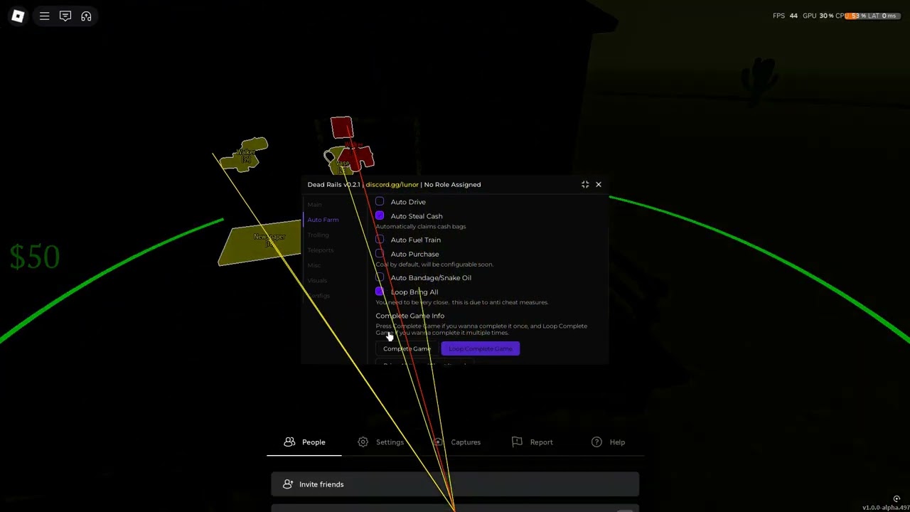 DEAD RAILS Script Pastebin 2025 ESP, TELEPORT, AUTO FIEL, AUTO GRAB AND MORE - ROBLOX