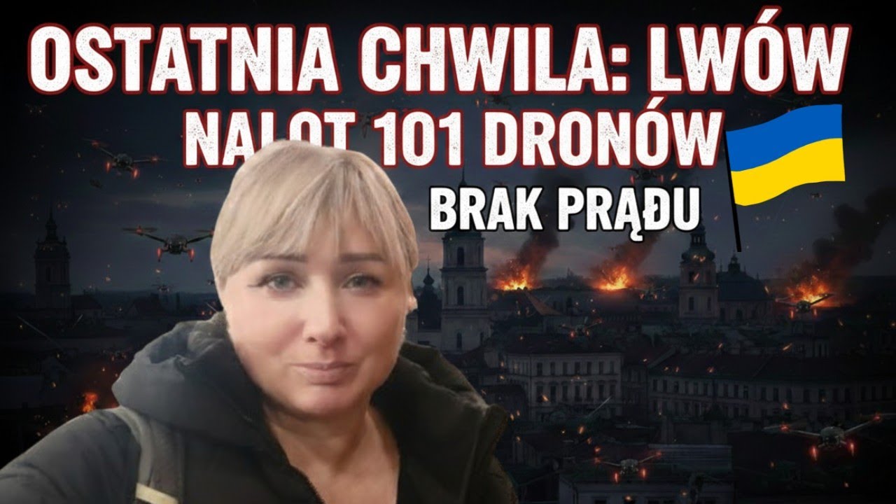 🇺🇦 UKRAINA INWAZJA DRONÓW NA LWÓW! Tego nie pokazują w TV!