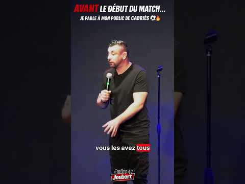 Avant le début du match... je parle à mon public de Cabriès