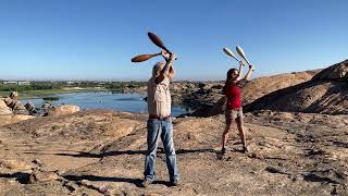 3 Min. Indian Clubs Twist & Cast Sequence: Tutorial & Follow-Along