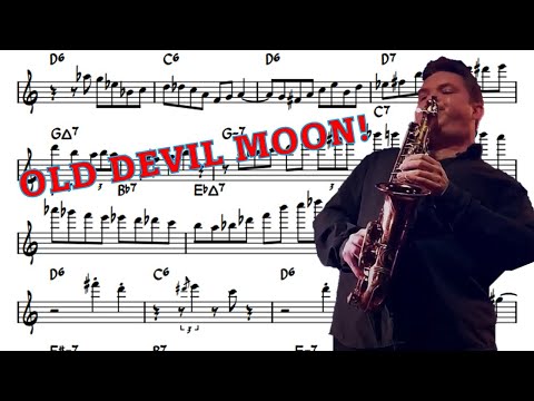 Baptiste Herbin on Old Devil Moon - Eb Transcription