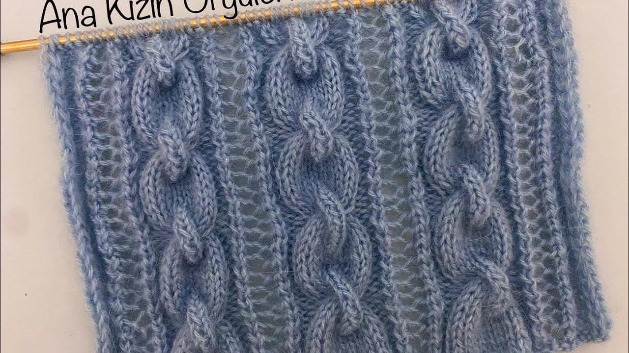 BÖYLE GÜZEL VE KOLAY ÇEYİZLİK YELEK 💙İKİ ŞİŞ İKE ZİNCİR ÖRGÜ ⛓️⛓️⛓️