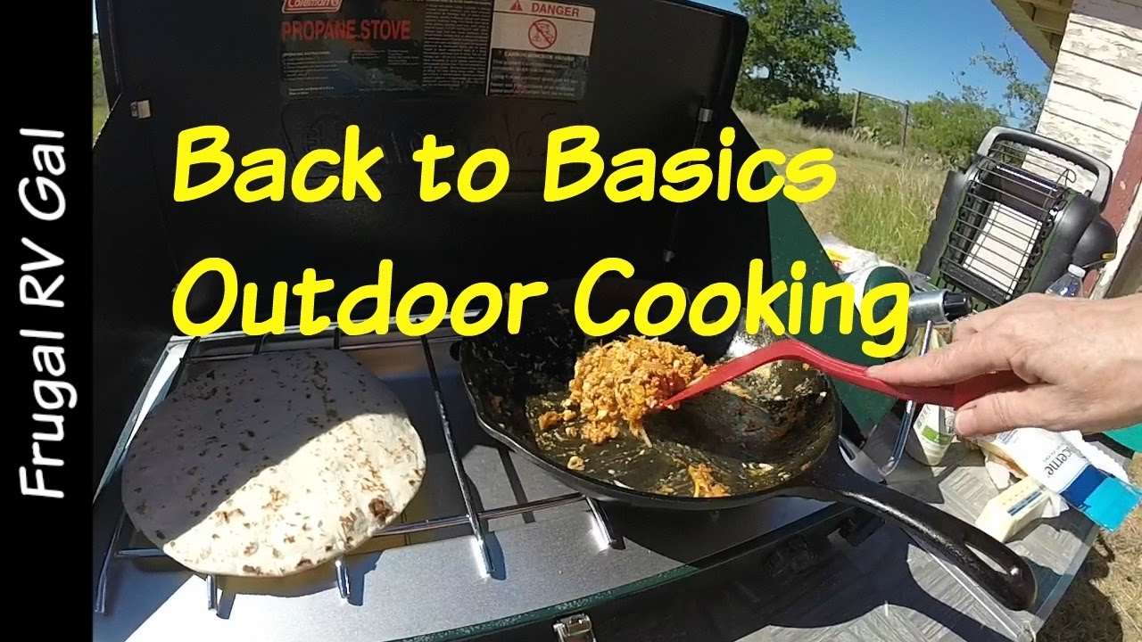 RV Cooking Back to Basics Cooking Breakfast on the Coleman Camp