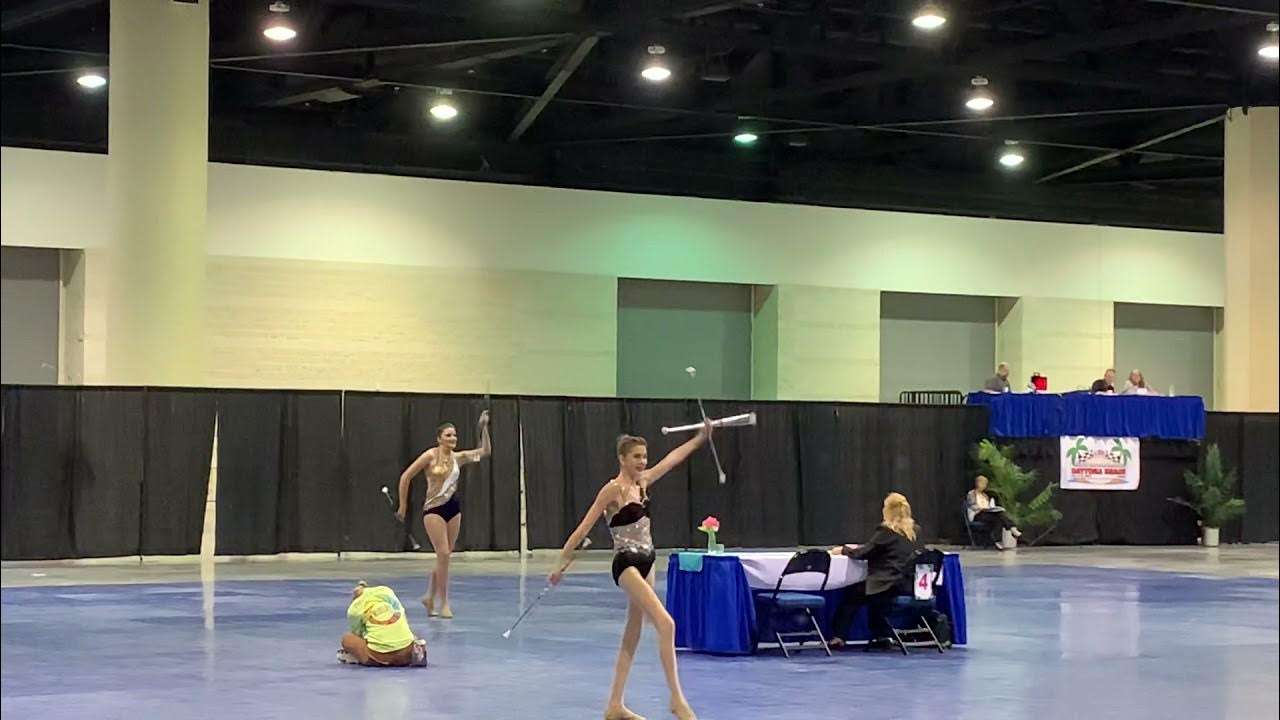 721 USTA Nationals Intermediate 3Baton 1st Place YouTube