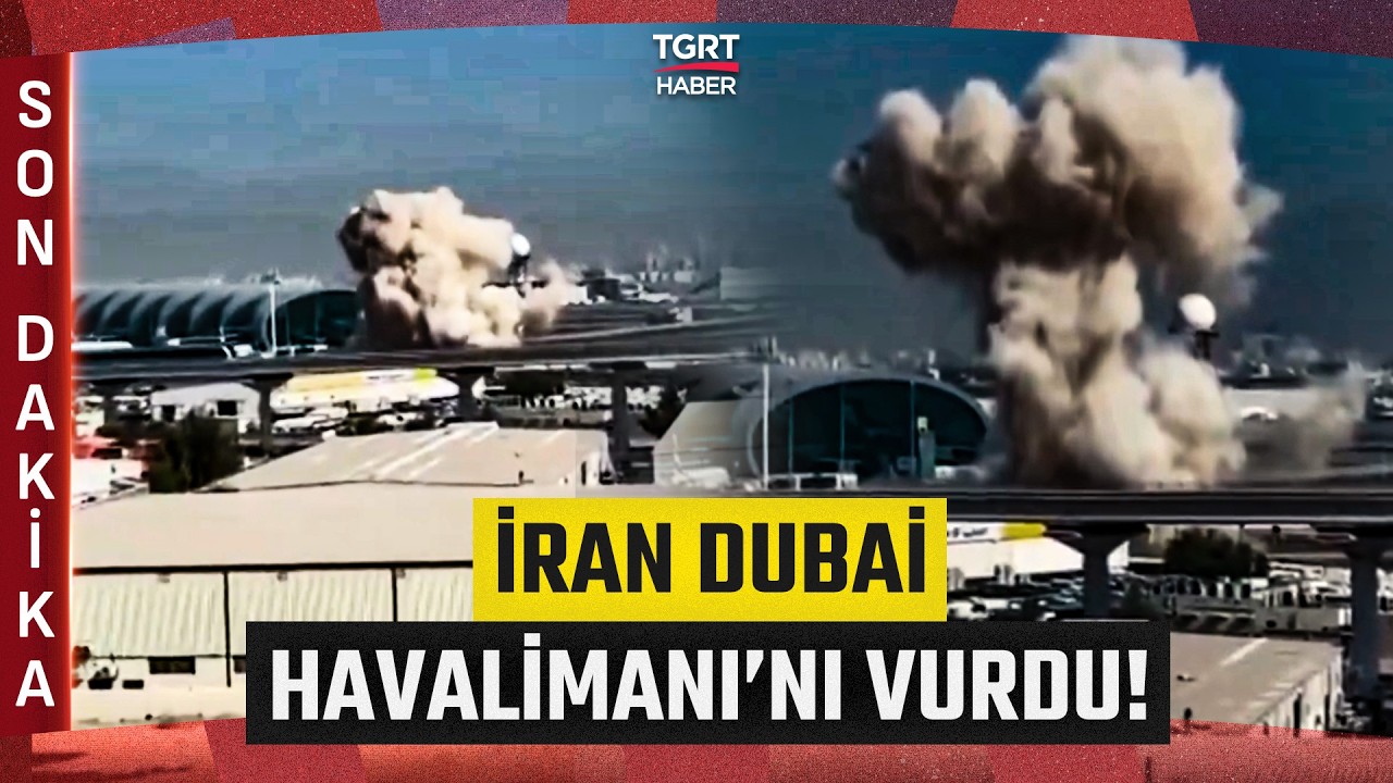 #SONDAKİKA | İran İHA'sı Dubai Havalimanı'nı Vurdu! Faaliyetler Askıya Alındı - TGRT Haber