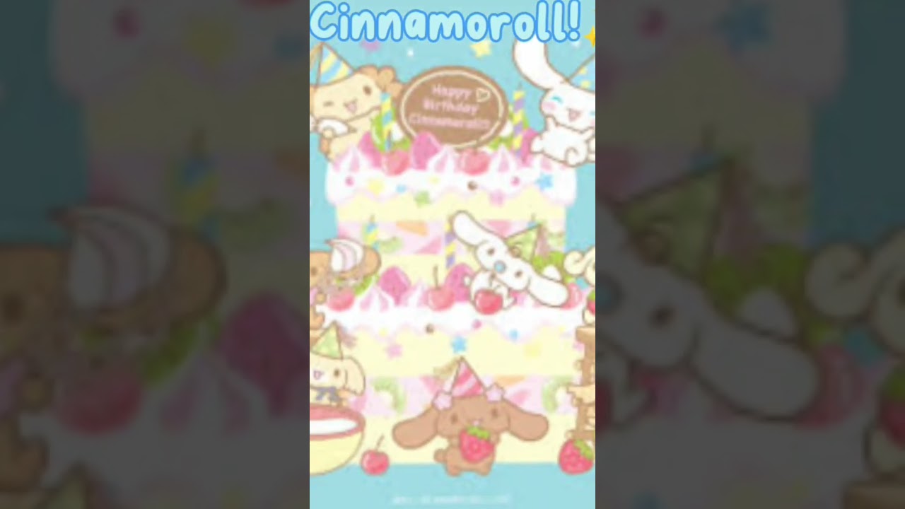 Sanrio - Happy birthday, Cinnamoroll! Hopefully there's a cinnamon