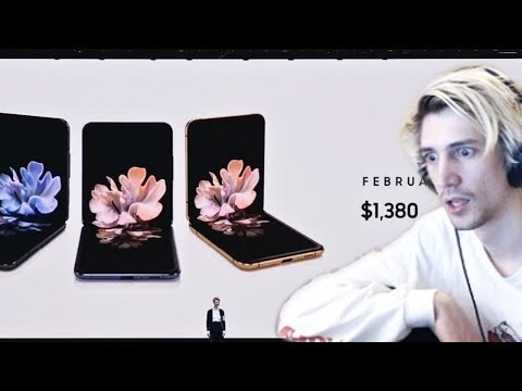 xQc Reacts to Samsung Galaxy Unpacked 2020 Live stream | xQcOW