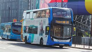 Stagecoach Merseyside &amp; South Lancashire ADL E40D Enviro 400 MMC SM66 VCD 10820 Love Live! Superstar