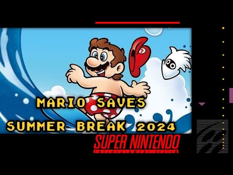 Mario Saves Summer Break 2024 SNES Princess Daisy Plays Mods 10 Super Mario World SMW