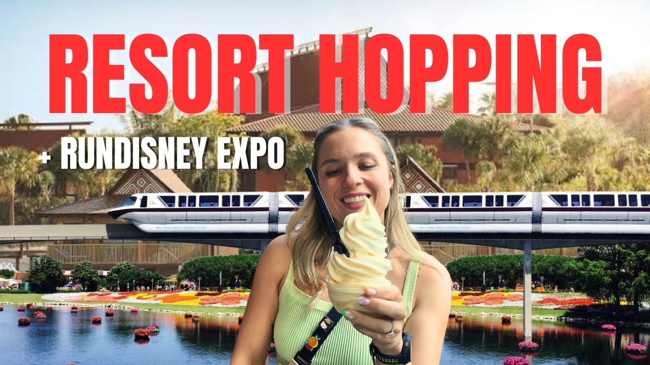 RunDisney Marathon Expo 2026 Day 2 + Disney Resort Hopping & Disney Springs