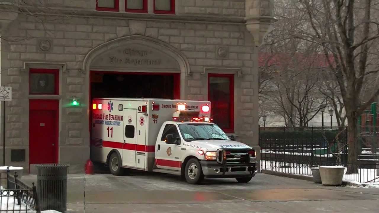uava CFD Ambulance 11 - Rollout and Reurn to Quarters