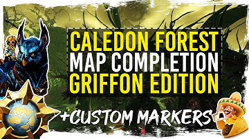Guild Wars 2 - Caledon Forest Map Completion with Custom Markers