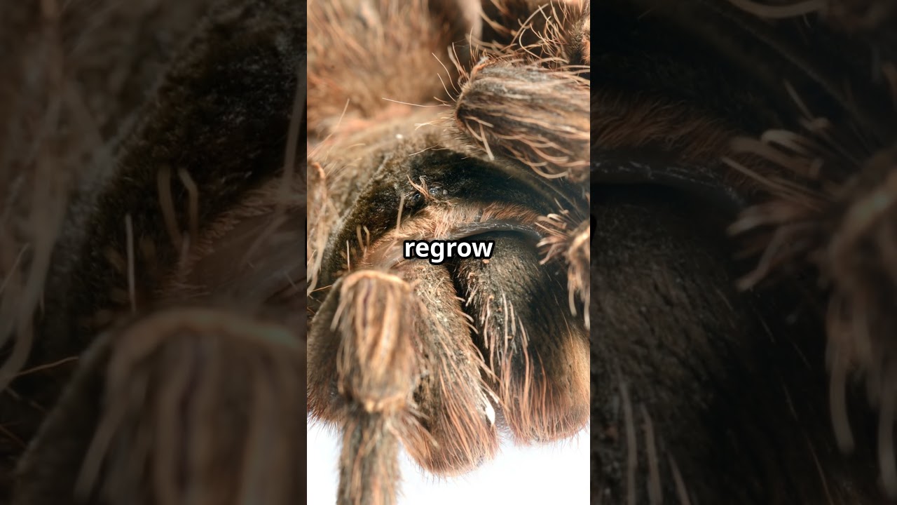The molting process of a tarantula 🤯