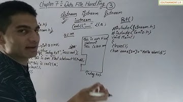 Class 12 Computer Science Chapter 7 Data File Handling (Video 3)