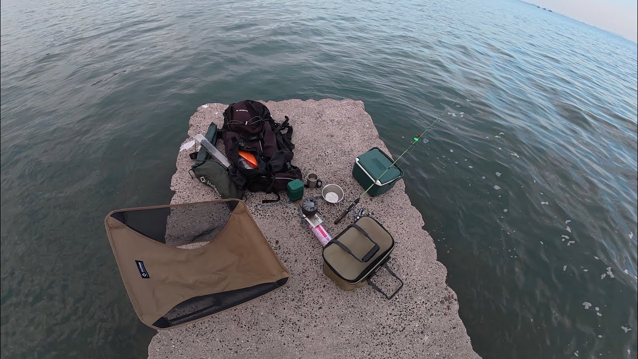 たわいもない日常の釣り【真冬の不人気堤防編】