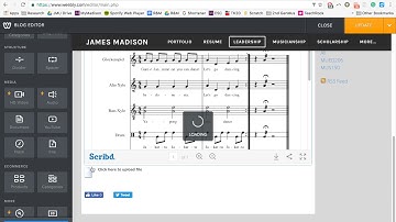 Embed a file into Weebly