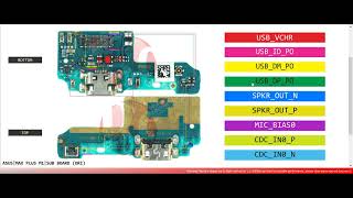ASUS MAX PLUS M1 Charging Problem Speaker Mic &amp; Ringer Problem Sub Board &amp; Or USB Flex All In One Ha