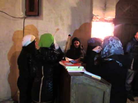 მამაოჩვენოს საგალობელი არამეულ ენაზე.შობის ღამისთევა სოფ.ქანდაში.2015 წელი. 15