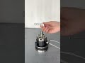 Small pneumatic internal clamping chuck for clamping workpieces with different internal diameters.